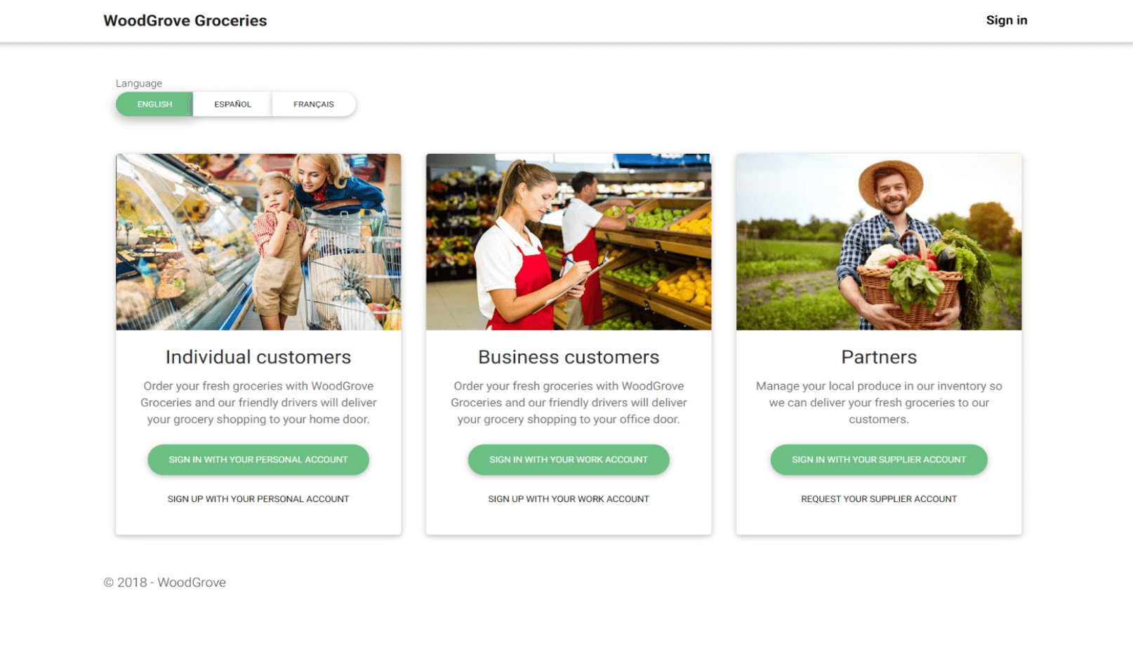 screenshot of Azure Active Directory External Identities